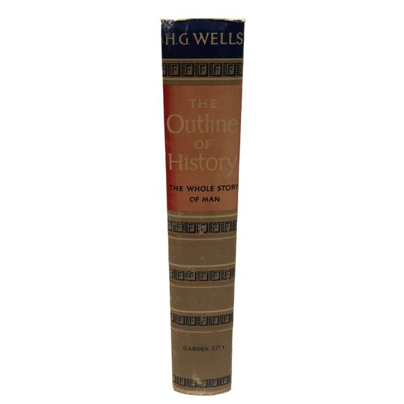 THE OUTLINE OF HISTORY BOOK BY H.G. WELLS 1961 DOUBLE DAY PRESS HARDBACK - Picture 3 of 6